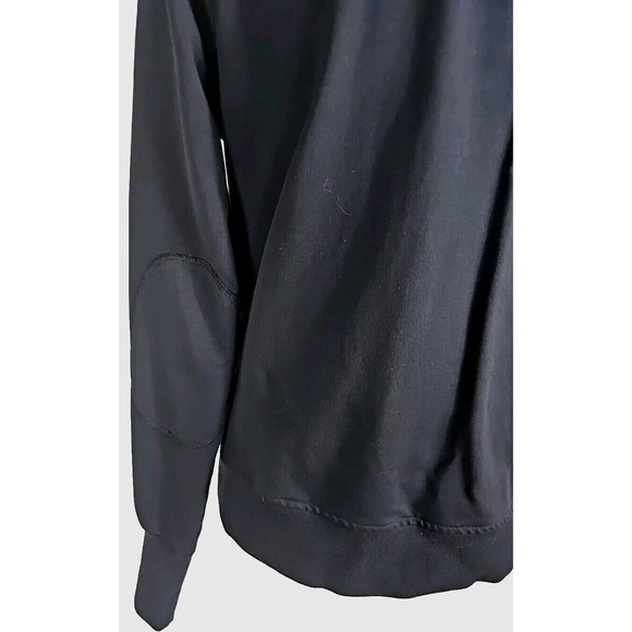 GAP ~Woman Size M~ Black Hoodie Zip-Up Solid Cotton Blend Jacket. - Picture 7 of 9